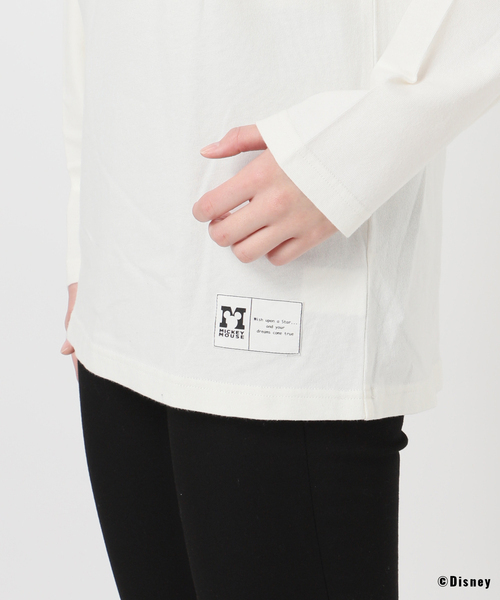 JOURNAL STANDARD(ジャーナルスタンダード)の「《追加2》MICKEY / FOOTBALL T(Tシャツ/カットソー・レディース・ホワイト/ブラック系その他・FREE)」の10枚目の写真
