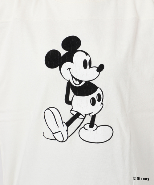 JOURNAL STANDARD(ジャーナルスタンダード)の「《追加2》MICKEY / FOOTBALL T(Tシャツ/カットソー・レディース・ホワイト/ブラック系その他・FREE)」の11枚目の写真