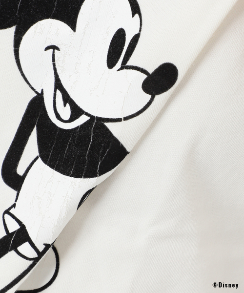 JOURNAL STANDARD(ジャーナルスタンダード)の「《追加2》MICKEY / FOOTBALL T(Tシャツ/カットソー・レディース・ホワイト/ブラック系その他・FREE)」の3枚目の写真