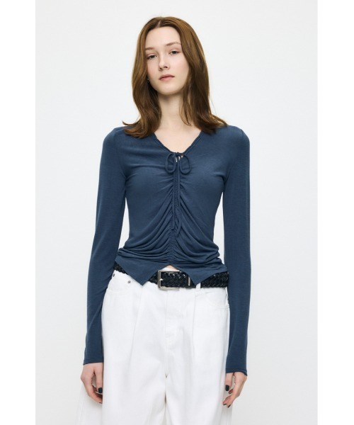 セール】GATHER V/N CUT トップス（Tシャツ/カットソー）｜MOUSSY