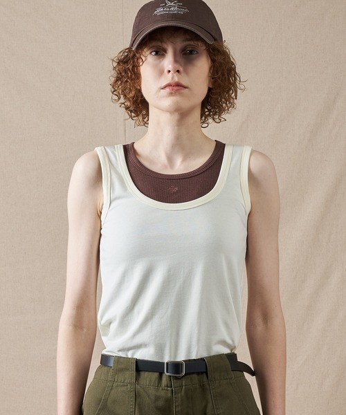 Eddie Bauer（エディーバウアー）の「レイヤード タンクトップ セット（タンクトップ・レディース・グレー系その他/ホワイト系その他/ブラック系その他・S/XL/L/M）」の11枚目の写真