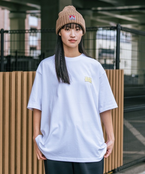 BEN DAVIS（ベンデイビス）の「【BEN DAVIS/ベンデイビス】【着た瞬間、ひんやり】接触冷感 Tシャツ コットン見え スプレーアート 発泡プリント（Tシャツ/カットソー・メンズ・ベージュ/ホワイト/ブラック・SMALL/MEDIUM/LARGE/X-LARGE）」の6枚目の写真