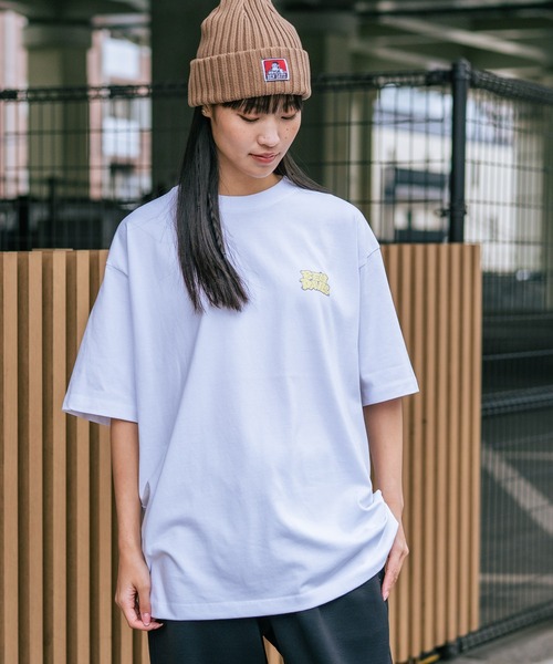 BEN DAVIS（ベンデイビス）の「【BEN DAVIS/ベンデイビス】【着た瞬間、ひんやり】接触冷感 Tシャツ コットン見え スプレーアート 発泡プリント（Tシャツ/カットソー・メンズ・ベージュ/ホワイト/ブラック・SMALL/MEDIUM/LARGE/X-LARGE）」の9枚目の写真