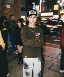 CONECTX（コネクト エックス）の「CONECTX x viesti Embroidery Effect Screen Print Washed Long Sleeve（Tシャツ/カットソー）」