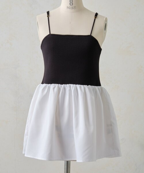 Jena espace merveilleux(ジェナ エスパスメルヴェイユ)の「【WEB限定】シアーセットビスチェ(Tシャツ/カットソー・レディース・オフホワイト/ベージュ/ブラック・FREE)」の22枚目の写真