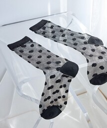 ROPE' PICNIC | ドット柄シースルーソックス(ソックス/靴下)