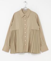 URBAN RESEARCH ROSSO WOMEN（アーバンリサーチ　ロッソ）の「ELENDEEK　PLEATS LAYERED SHIRTS（シャツ/ブラウス）」