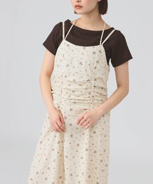 Ray BEAMS | 【8/6 再値下げ】フラワー プリント キャミワンピース(ワンピース)