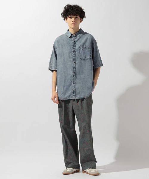 niko and...(ニコアンド)の「ケミカルライトデニムシャツ(シャツ/ブラウス・メンズ・チャコール/インディゴブルー・MEDIUM/LARGE)」の15枚目の写真