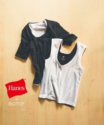 BIOTOP（ビオトープ）の「WOMEN【Hanes for BIOTOP】TRIBLEND CREW NECK T-SHIRTS 2P EX（Tシャツ/カットソー）」