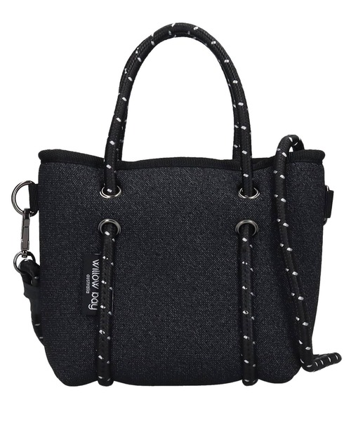 Willow Bay(ウィローベイ)の「【willow bay】BOUTIQUE TINY バック(トートバッグ・レディース・ライム/アクア/フューシャピンク/ブラウン/ブラック系1/ライトグレー/ブラック系その他2/ブラック/ラベンダー・FREE)」の3枚目の写真
