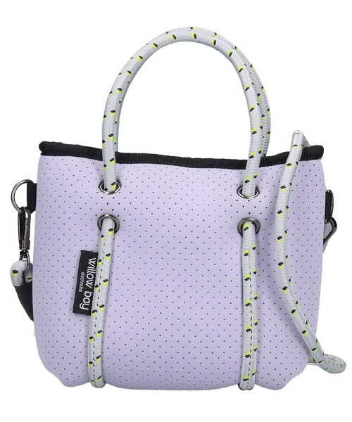 Willow Bay(ウィローベイ)の「【willow bay】BOUTIQUE TINY バック(トートバッグ・レディース・ライム/アクア/フューシャピンク/ブラウン/ブラック系1/ライトグレー/ブラック系その他2/ブラック/ラベンダー・FREE)」の8枚目の写真