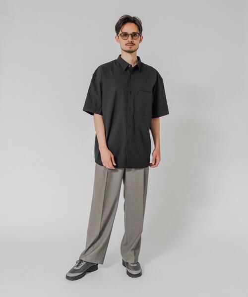 THOUSAND MILE（サウザンドマイル）の「『吸水速乾/UVカット』『別注』THOUSAND MILE×URBAN RESEARCH　WASHER CODE SHIRTS（シャツ/ブラウス・メンズ・チャコールグレー/ブラック/ストライプ・SMALL/MEDIUM/LARGE）」の7枚目の写真