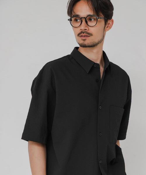 THOUSAND MILE（サウザンドマイル）の「『吸水速乾/UVカット』『別注』THOUSAND MILE×URBAN RESEARCH　WASHER CODE SHIRTS（シャツ/ブラウス・メンズ・チャコールグレー/ブラック/ストライプ・SMALL/MEDIUM/LARGE）」の9枚目の写真