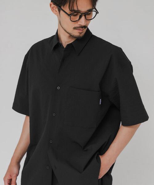 THOUSAND MILE（サウザンドマイル）の「『吸水速乾/UVカット』『別注』THOUSAND MILE×URBAN RESEARCH　WASHER CODE SHIRTS（シャツ/ブラウス・メンズ・チャコールグレー/ブラック/ストライプ・SMALL/MEDIUM/LARGE）」の10枚目の写真