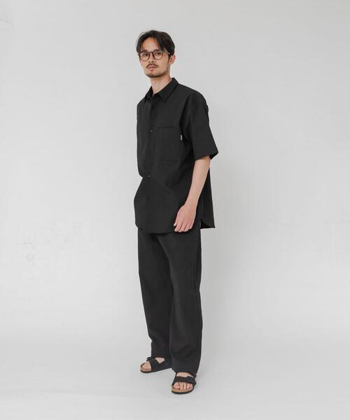 THOUSAND MILE（サウザンドマイル）の「『吸水速乾/UVカット』『別注』THOUSAND MILE×URBAN RESEARCH　WASHER CODE SHIRTS（シャツ/ブラウス・メンズ・チャコールグレー/ブラック/ストライプ・SMALL/MEDIUM/LARGE）」の11枚目の写真