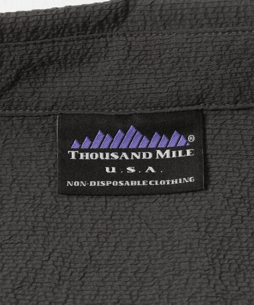 THOUSAND MILE(サウザンドマイル)の「『別注』THOUSAND MILE×URBAN RESEARCH WASHER CODE SHIRTS(シャツ/ブラウス・メンズ・チャコールグレー/ブラック/ストライプ・SMALL/MEDIUM/LARGE)」の9枚目の写真