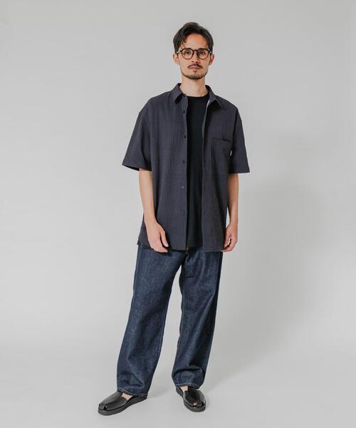 THOUSAND MILE(サウザンドマイル)の「『別注』THOUSAND MILE×URBAN RESEARCH WASHER CODE SHIRTS(シャツ/ブラウス・メンズ・チャコールグレー/ブラック/ストライプ・SMALL/MEDIUM/LARGE)」の16枚目の写真
