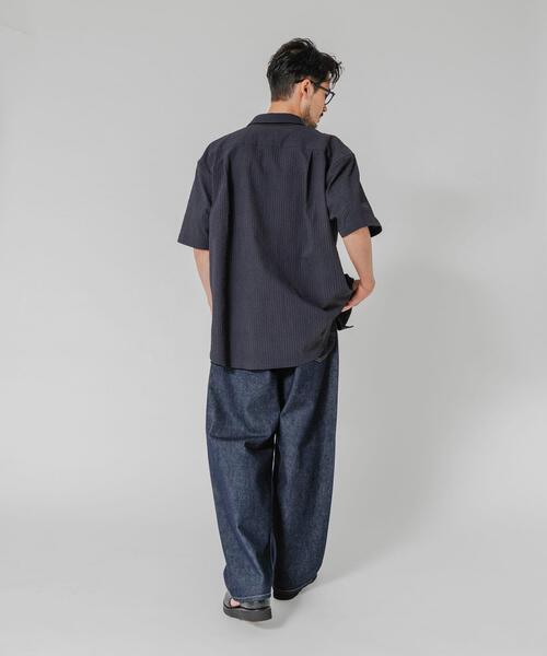 THOUSAND MILE(サウザンドマイル)の「『別注』THOUSAND MILE×URBAN RESEARCH WASHER CODE SHIRTS(シャツ/ブラウス・メンズ・チャコールグレー/ブラック/ストライプ・SMALL/MEDIUM/LARGE)」の18枚目の写真