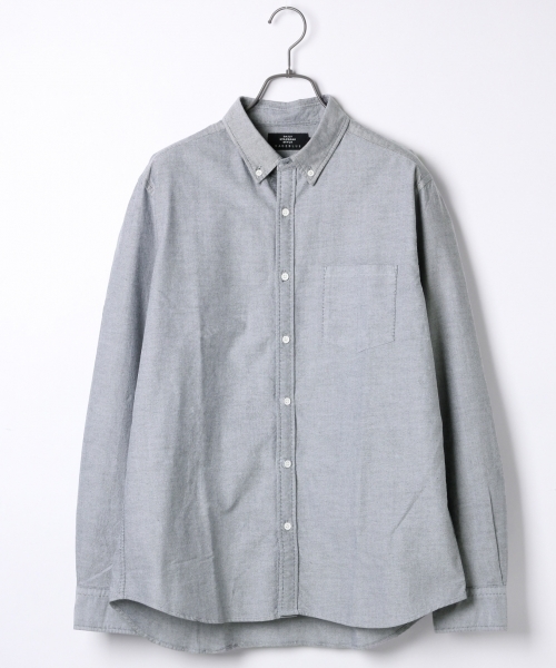 RAGEBLUE（レイジブルー）の「ナチュラルストレッチOXシャツ長袖/705124（シャツ/ブラウス・メンズ・ホワイト/グリーン/グレー/ネイビー/ライトブルー・SMALL/LARGE/X-LARGE/MEDIUM）」の2枚目の写真