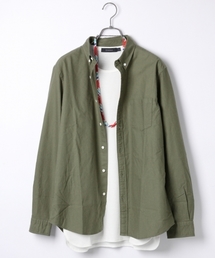 RAGEBLUE | ナチュラルストレッチOXシャツ長袖/705124(シャツ/ブラウス)