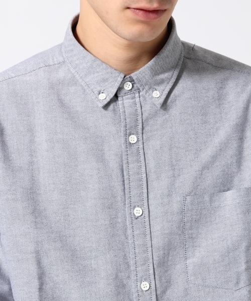 RAGEBLUE（レイジブルー）の「ナチュラルストレッチOXシャツ長袖/705124（シャツ/ブラウス・メンズ・ホワイト/グリーン/グレー/ネイビー/ライトブルー・SMALL/LARGE/X-LARGE/MEDIUM）」の8枚目の写真