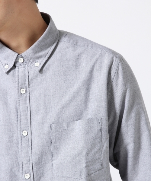 RAGEBLUE（レイジブルー）の「ナチュラルストレッチOXシャツ長袖/705124（シャツ/ブラウス・メンズ・ホワイト/グリーン/グレー/ネイビー/ライトブルー・SMALL/LARGE/X-LARGE/MEDIUM）」の9枚目の写真