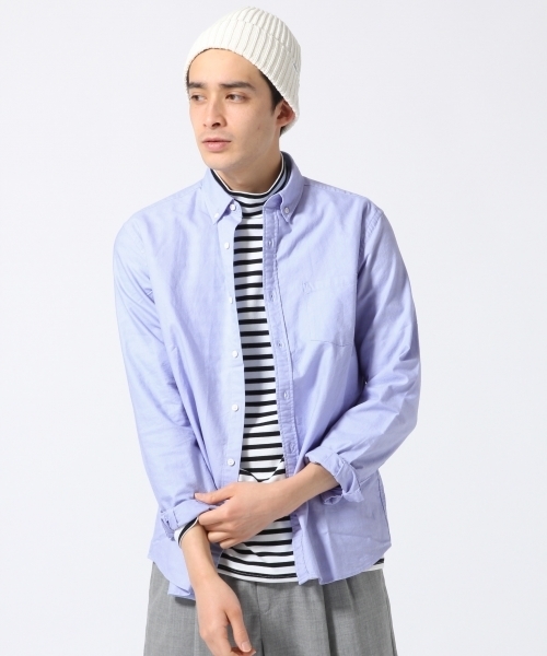 RAGEBLUE（レイジブルー）の「ナチュラルストレッチOXシャツ長袖/705124（シャツ/ブラウス・メンズ・ホワイト/グリーン/グレー/ネイビー/ライトブルー・SMALL/LARGE/X-LARGE/MEDIUM）」の14枚目の写真