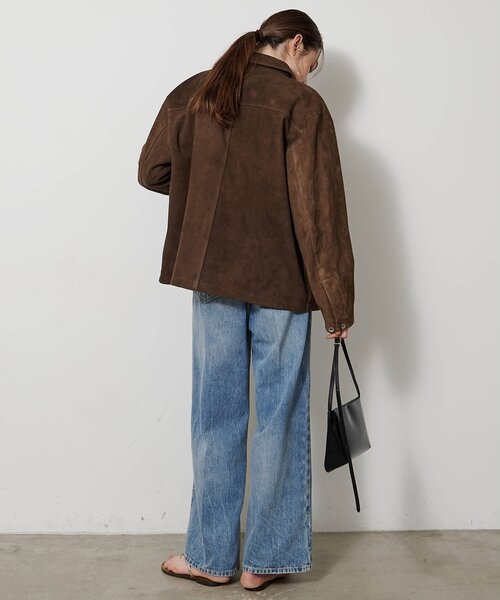 Whim Gazette（ウィムガゼット）の「【COOR】SUEDE SHIRT JACKET（その他アウター・レディース・キャメル・MEDIUM）」の7枚目の写真