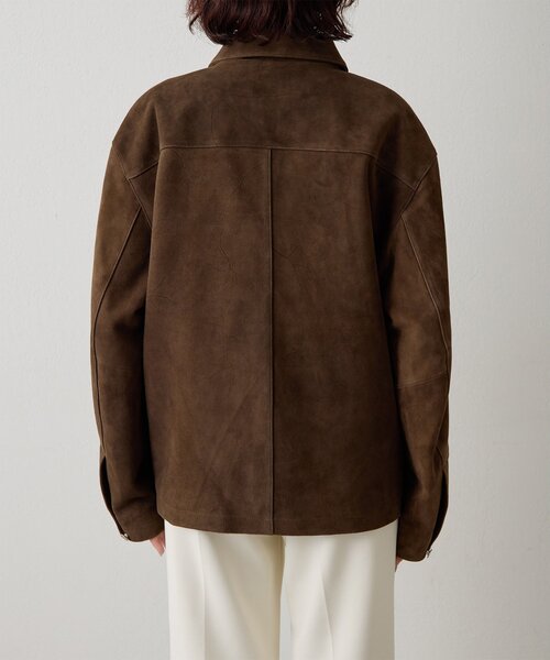Whim Gazette（ウィムガゼット）の「【COOR】SUEDE SHIRT JACKET（その他アウター・レディース・キャメル・MEDIUM）」の16枚目の写真