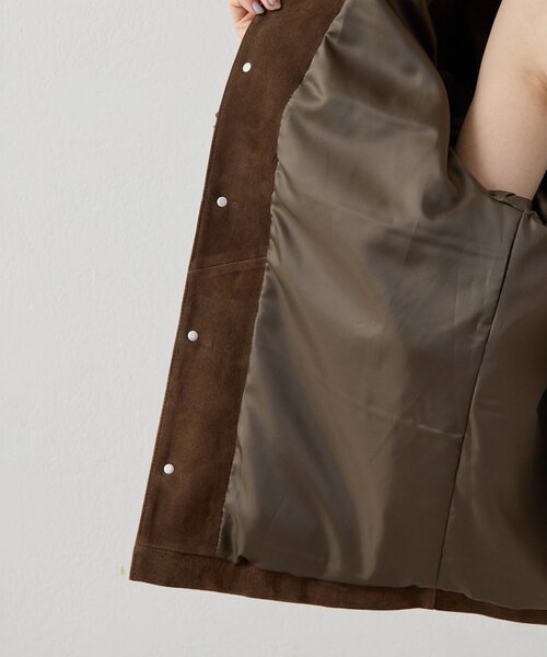 Whim Gazette（ウィムガゼット）の「【COOR】SUEDE SHIRT JACKET（その他アウター・レディース・キャメル・MEDIUM）」の22枚目の写真