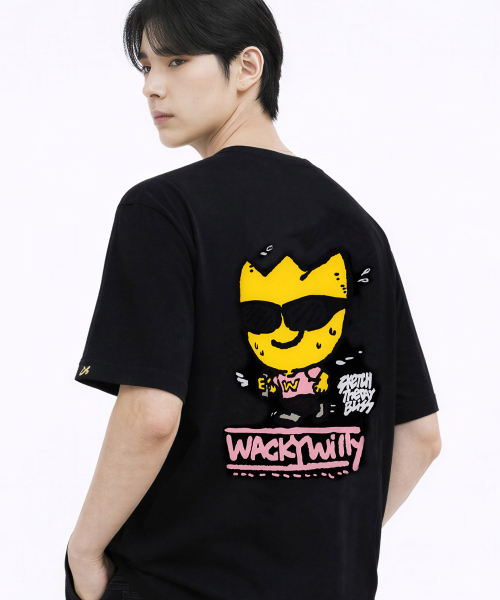 RECLOW(リクロー)の「RC ワキウィリー コラボ 半袖Tシャツ BLACK(Tシャツ/カットソー・レディース・その他・MEDIUM/X-LARGE)」の1枚目の写真