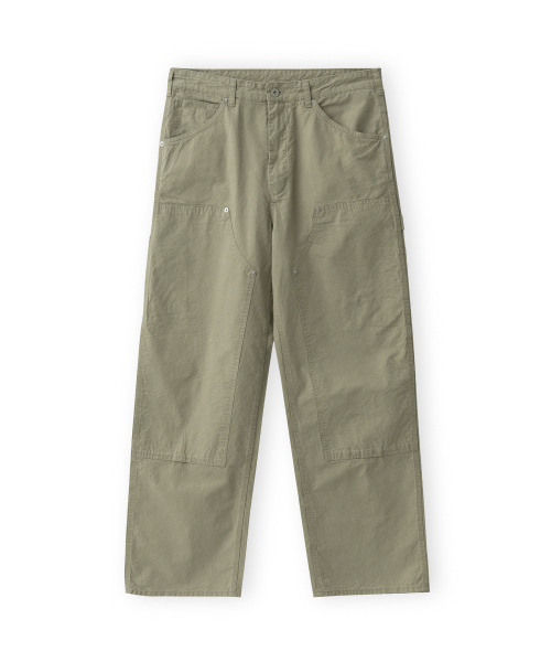 BROWNYARD(ブラウンヤード)の「ダブルニパンツ、オリーブグレー(その他パンツ・メンズ・その他・4/6/3/5)」の1枚目の写真