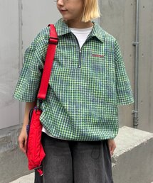 【SOUNDS GOOOOD】ネオンハーフジップシャツ