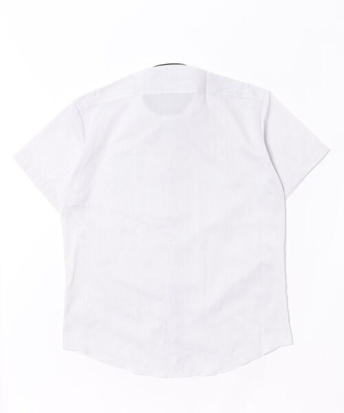 TOKYO SHIRTS(トウキョウシャツ)の「【吸水速乾】 形態安定ノンアイロン ボタンダウン 半袖ビジネスワイシャツ (大きいサイズ)(ビジネスシャツ・メンズ・レッド・首回り45cm/首回り47cm)」の7枚目の写真
