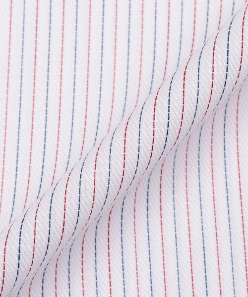 TOKYO SHIRTS(トウキョウシャツ)の「【吸水速乾】 形態安定ノンアイロン ボタンダウン 半袖ビジネスワイシャツ (大きいサイズ)(ビジネスシャツ・メンズ・レッド・首回り45cm/首回り47cm)」の5枚目の写真