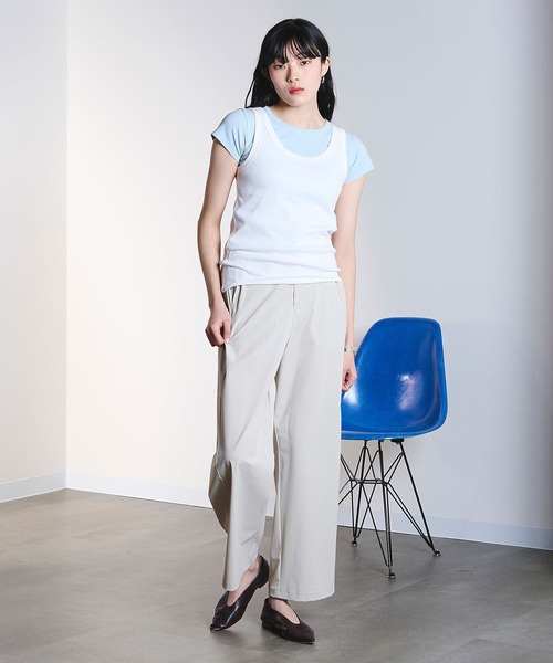 TAION(タイオン)の「(TAION)COOL PANTS(その他パンツ・レディース・ベージュ/ブラック・M/S)」の14枚目の写真