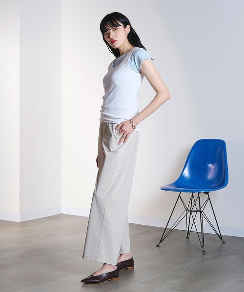 TAION(タイオン)の「(TAION)COOL PANTS(その他パンツ・レディース・ベージュ/ブラック・M/S)」の15枚目の写真