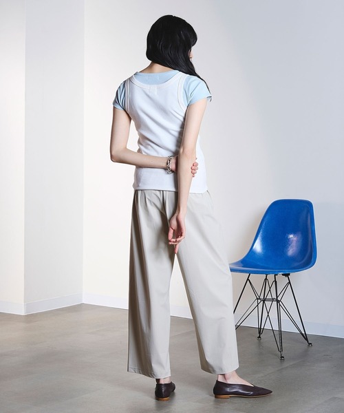 TAION(タイオン)の「(TAION)COOL PANTS(その他パンツ・レディース・ベージュ/ブラック・M/S)」の16枚目の写真