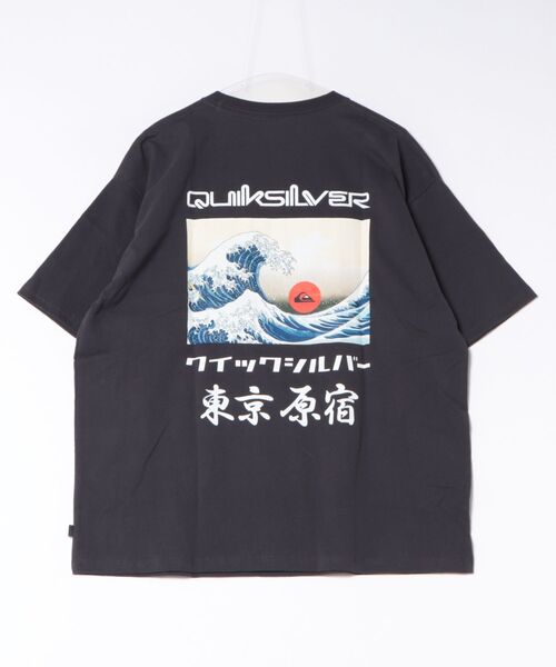 Quiksilver(クイックシルバー)の「【ムラサキスポーツ限定】QUIKSILVER/クイックシルバー Tシャツ HOKUSAI SHIBUHARA ST QST262607M(Tシャツ/カットソー・メンズ・ホワイト/ブラック/ブラック系その他・M/L/XL)」の4枚目の写真