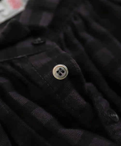 Brocante（ブロカント）の「[Brocante / ブロカント] チェックキャンバス グランシャツ（シャツ/ブラウス・レディース・ブラック系その他/ブラウン系その他・2）」の18枚目の写真