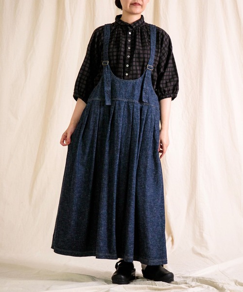 Brocante（ブロカント）の「[Brocante / ブロカント] チェックキャンバス グランシャツ（シャツ/ブラウス・レディース・ブラック系その他/ブラウン系その他・2）」の17枚目の写真