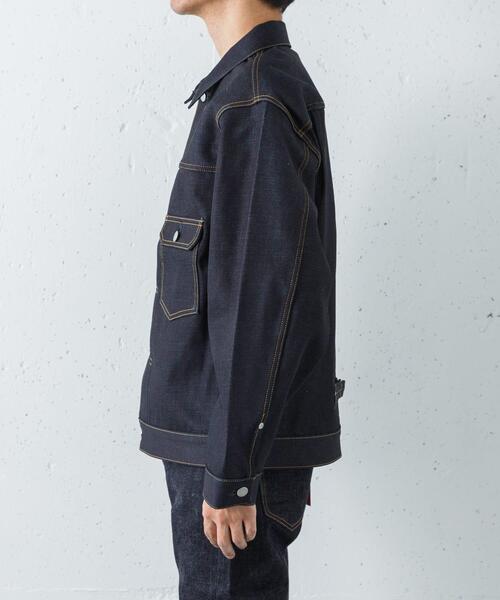 URBAN RESEARCH(アーバンリサーチ)の「MOMOTARO JEANS #001 STANDARD DENIM JACKET(デニムジャケット・メンズ・インディゴブルー・XX-LARGE/X-LARGE/LARGE/MEDIUM/SMALL/X-SMALL)」の3枚目の写真