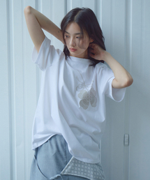 シルケットオーバーフィットTシャツ_クローバー