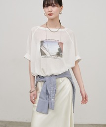 LARUTA | 【LARUTA】フォトロゴニットTEE(Tシャツ/カットソー)