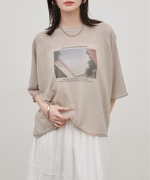 LARUTA | 【LARUTA】フォトロゴニットTEE(Tシャツ/カットソー)