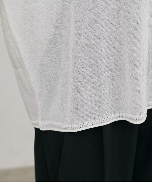 LARUTA(ラルータ)の「【LARUTA】フォトロゴニットTEE(Tシャツ/カットソー・レディース・ライトベージュ/ライム/オフホワイト・FREE)」の5枚目の写真