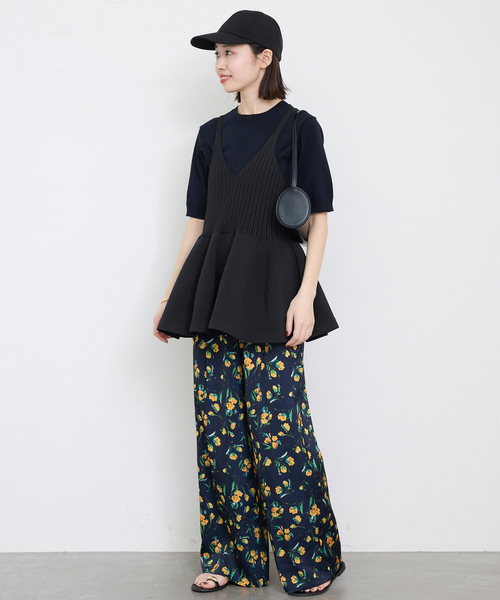SLOBE IENA(スローブイエナ)の「《WEB限定/追加2》ペプラムビスチェ(ニット/セーター・レディース・ブラック・FREE)」の22枚目の写真