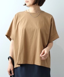 【WEB/一部店舗限定】【M~5L】シルケット天竺ドルマンスリーブTシャツ