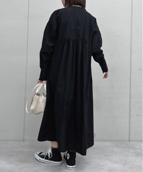 spiritoso(スピリトーゾ)の「【spiritoso】キャンブリックレースワンピース(ワンピース・レディース・グレイッシュベージュ/ブラック・MEDIUM)」の18枚目の写真